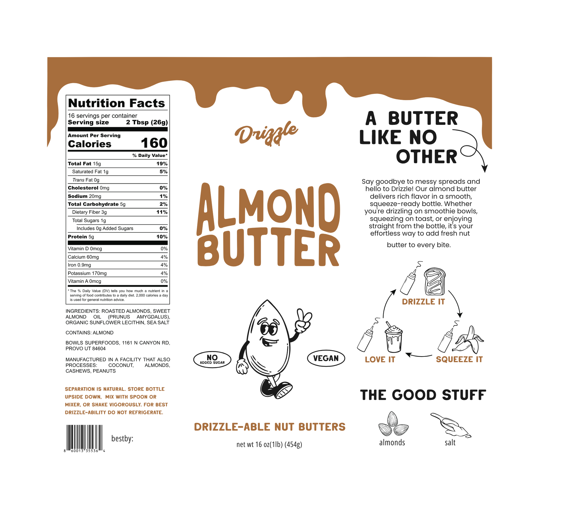 Almond Butter Drizzle