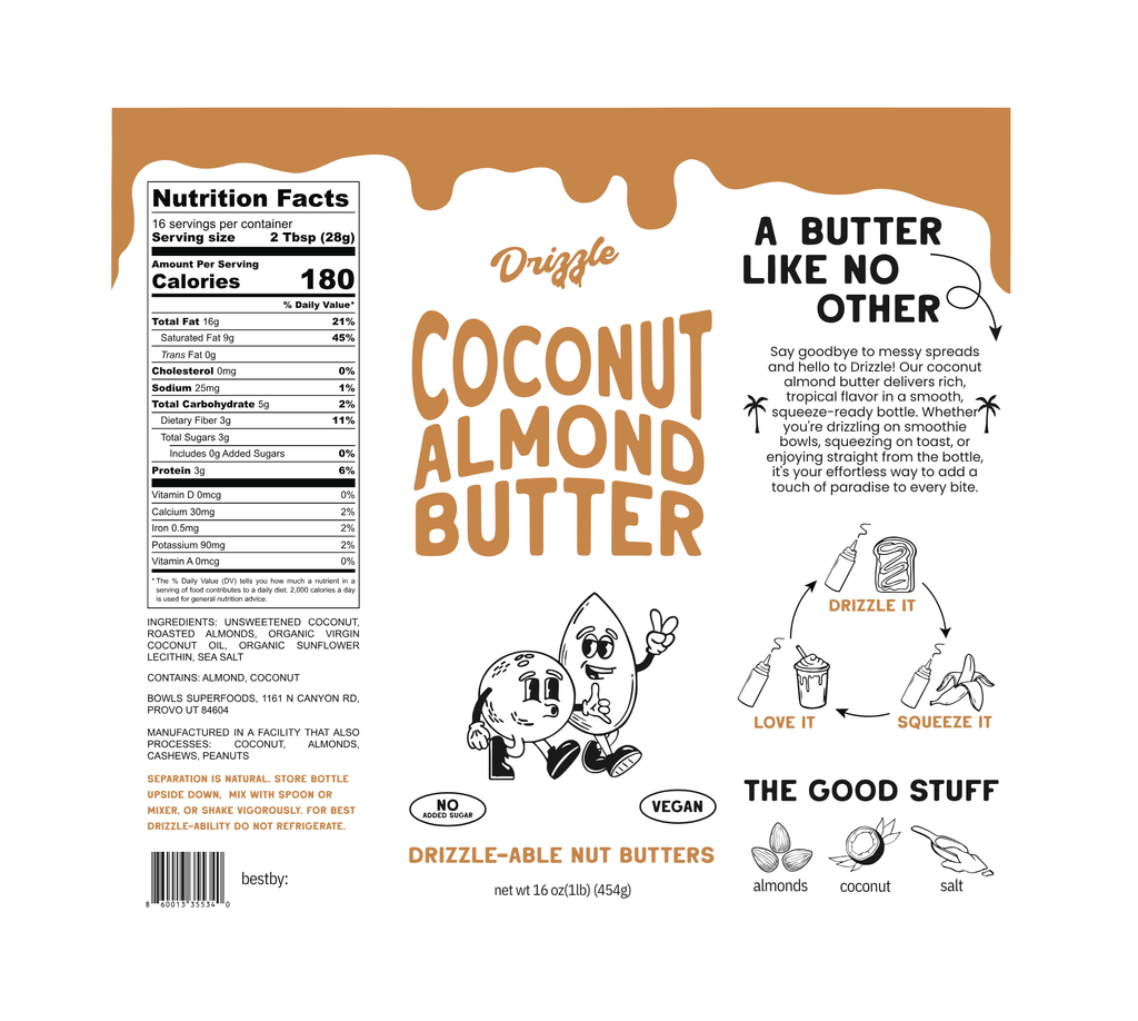 Coconut Butter Drizzles 2-Pack (2$ Off) Save 10%