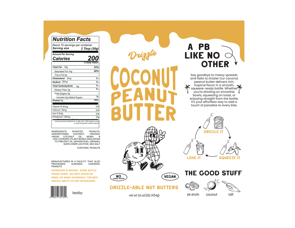 Coconut Butter Drizzles 2-Pack (2$ Off) Save 10%