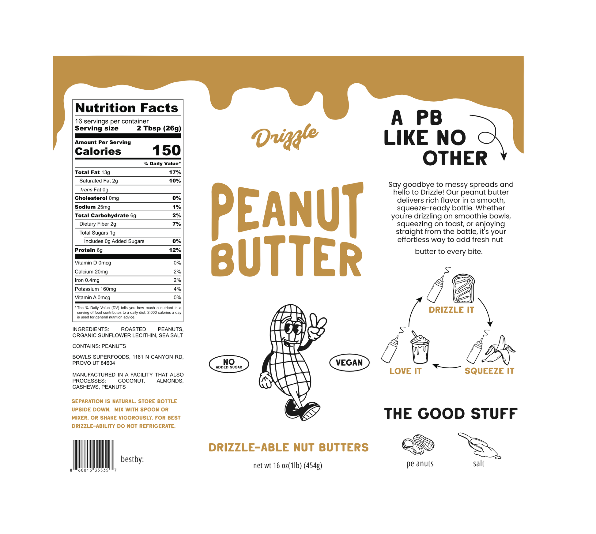 Peanut Butter Drizzle